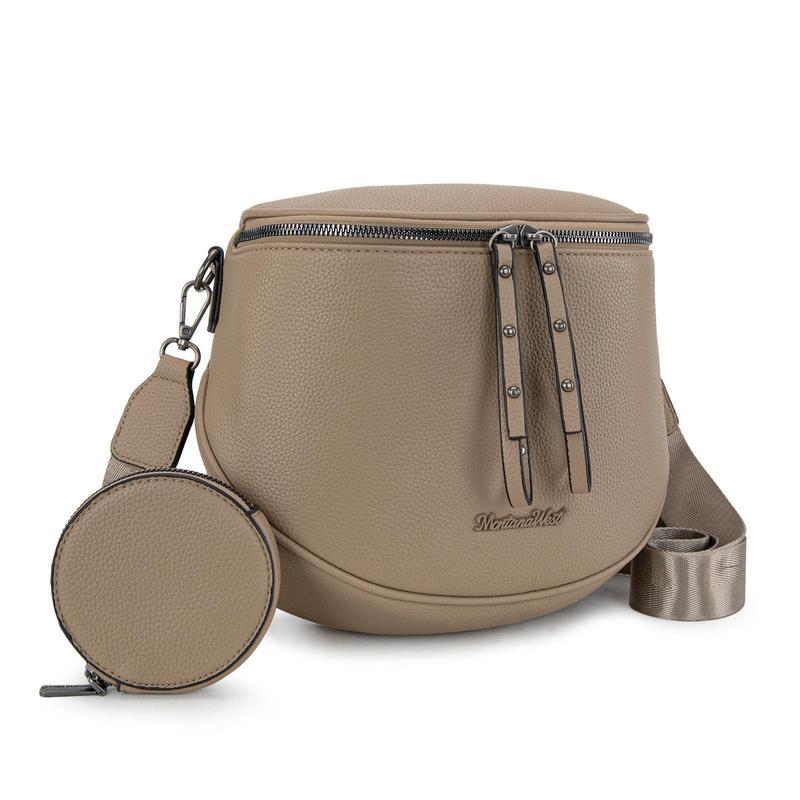 Crescent Sling Bag — Wide Strap Crossbody