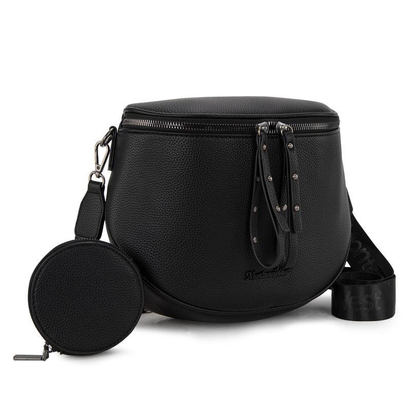 Crescent Sling Bag — Wide Strap Crossbody