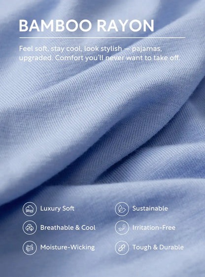 Women's Bamboo Soft Short Pajama Set