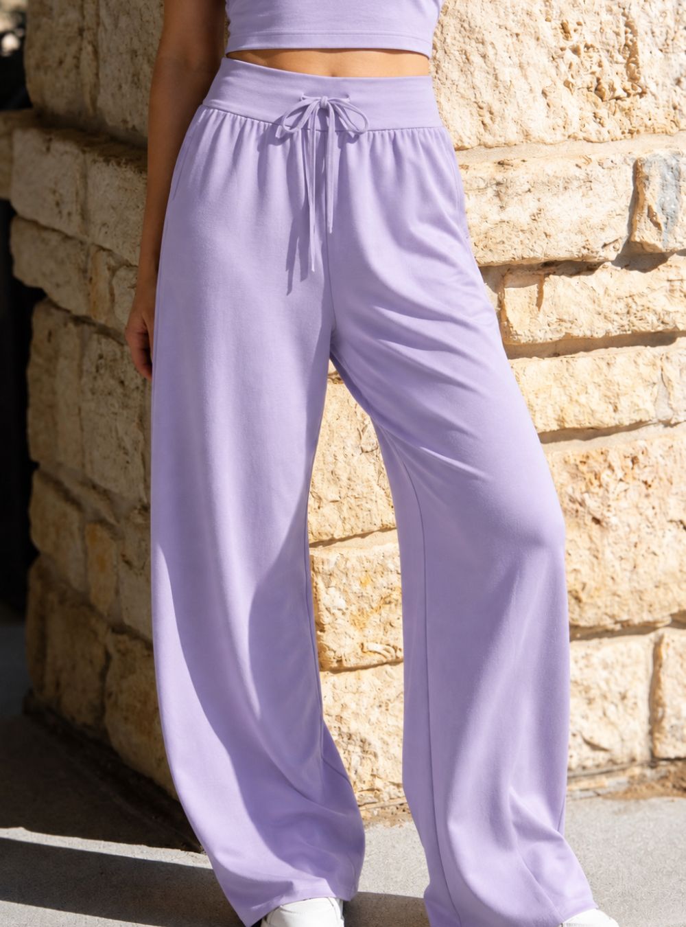 Cotton-Rayon Smooth Relaxed Lounge Pants